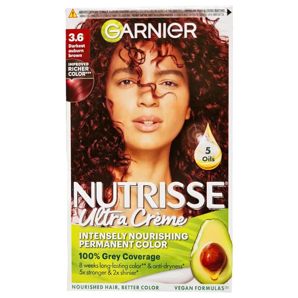 Garnier Nutrisse 3.6 Mure Sauv Hårfarvecreme med 5 Nærende Olier