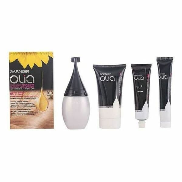 Farve uden Ammoniak Olia Garnier 3600541235328 Ekstra Klar Blond (120 g)