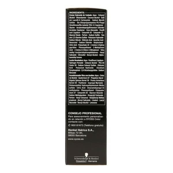 Permanent färg Syoss Olio Intense Utan ammoniak Nº 8,60 Honungsblond