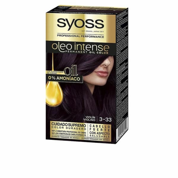 Färg utan ammoniak Syoss Olio Intense Nº 3,22 Nº 9.0-rubio muy claro (5 uds)