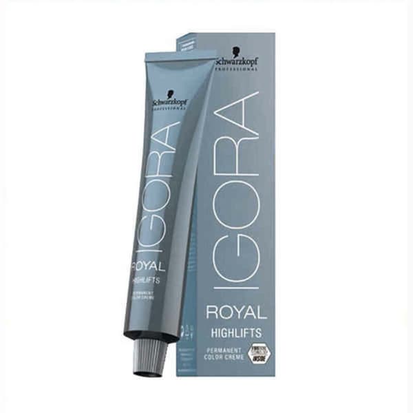 Permanent hårfäg - creme Schwarzkopf Igora Royal Highlifts Nº 12.1 Nº 12-1 Nº 9.0-rubio muy claro 60 ml