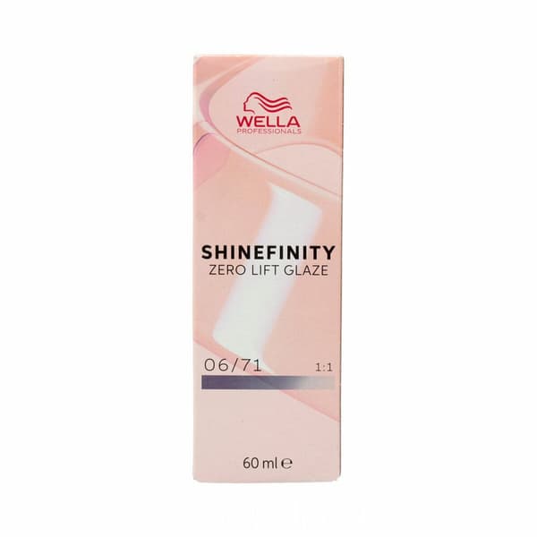 Permanent hårfäg Wella Shinefinity Nº 06/71 (60 ml)