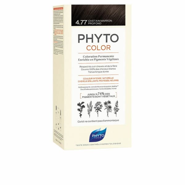 Permanent hårfäg PHYTO PhytoColor 4.77-castaño marrón intenso Utan ammoniak