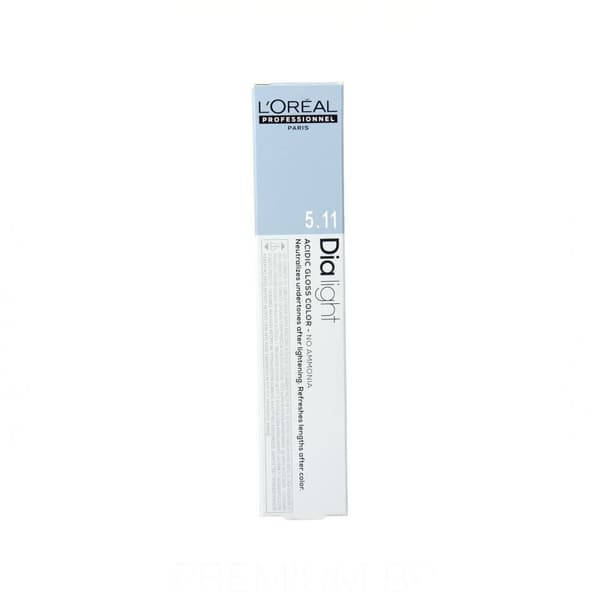 Permanent hårfäg - creme L'Oreal Professionnel Paris Dia Light Nº 5.11 Utan ammoniak (50 ml)