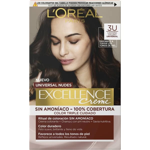Permanent färg L'Oreal Make Up Excellence Mörkbrunt