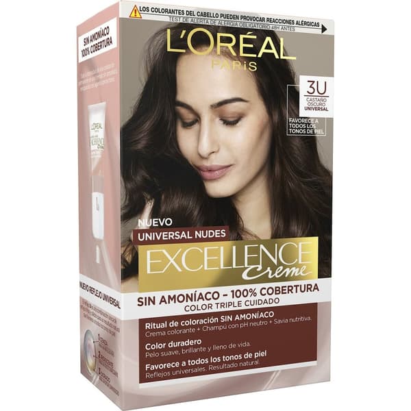 Permanent färg L'Oreal Make Up Excellence Mörkbrunt
