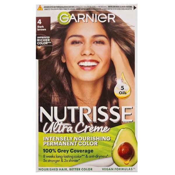 Garnier Nutrisse Ultra Crème Mørkebrun 4.0 Hårfarve