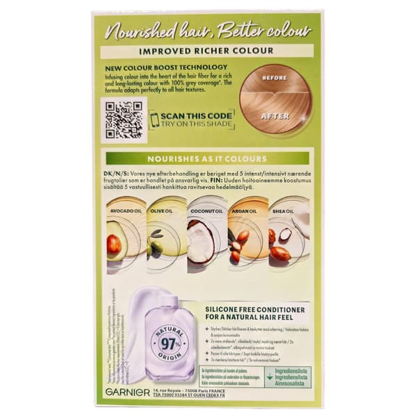 Garnier Nutrisse Ultra Crème Ljusblond 8.0 Hårfärg