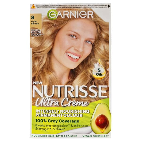 Garnier Nutrisse Ultra Crème Ljusblond 8.0 Hårfärg