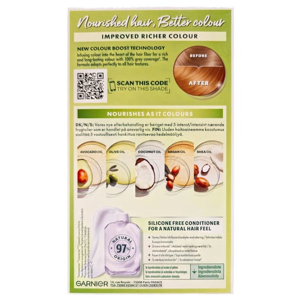 Garnier Nutrisse Ultra Crème Kultainen Blond 7.3 Hiusväri