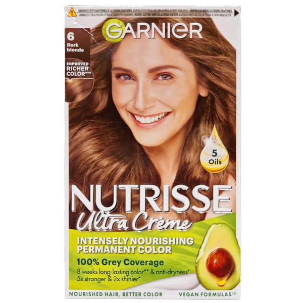 Garnier Nutrisse Ultra Crème Mørk Blond 6.0 Hårfarve