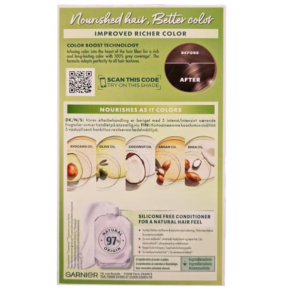 Garnier Nutrisse Ultra Crème Dybt Mørkebrun 3.0 Hårfarve