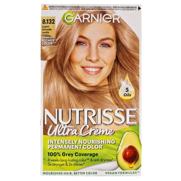 Garnier Nutrisse Ultra Crème Ljusblond Nude 8.132 Hårfärg
