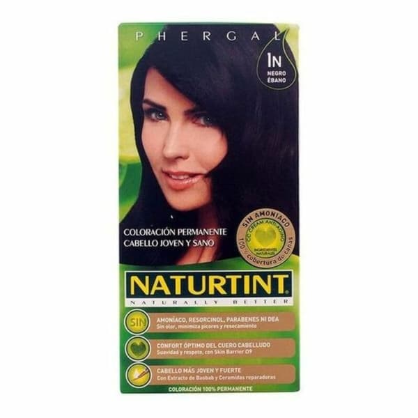 Färg utan ammoniak Naturtint Naturtint Naturtint N Ebonysvart 170 ml
