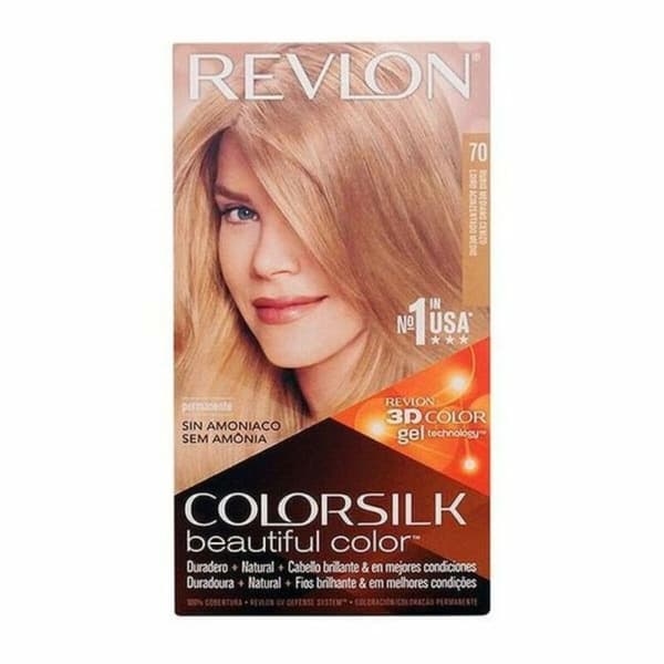 Färg utan ammoniak Colorsilk Revlon 7239919070 Ljust askblont (1 antal)
