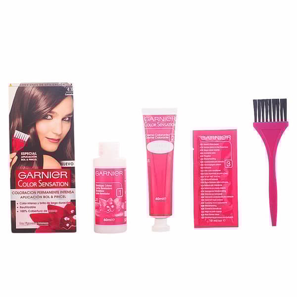 Permanent färg Color Sensation Garnier - 6.60 - rojo intenso
