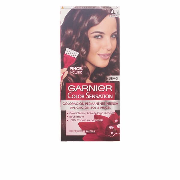 Permanent färg Color Sensation Garnier - 6.60 - rojo intenso