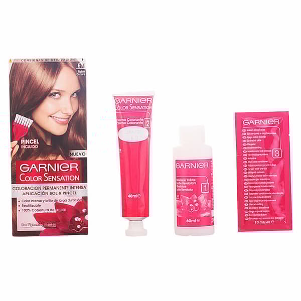Permanent färg Color Sensation Garnier - 6.60 - rojo intenso