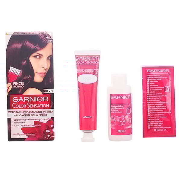 Permanent färg Color Sensation Garnier - 6.60 - rojo intenso