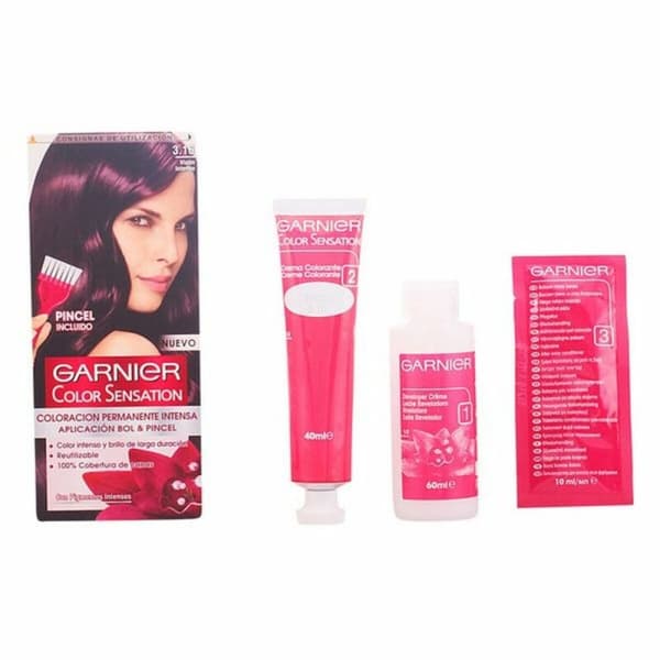 Permanent färg Color Sensation Garnier - 6.60 - rojo intenso