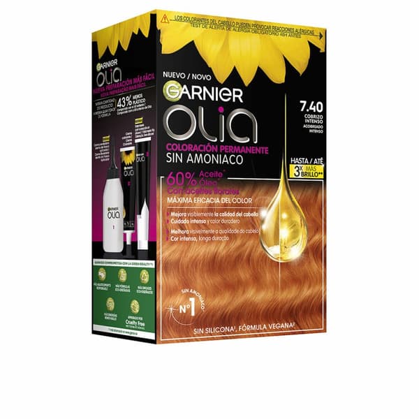 Färg utan ammoniak Olia Garnier - 7.40 - cobrizo intenso