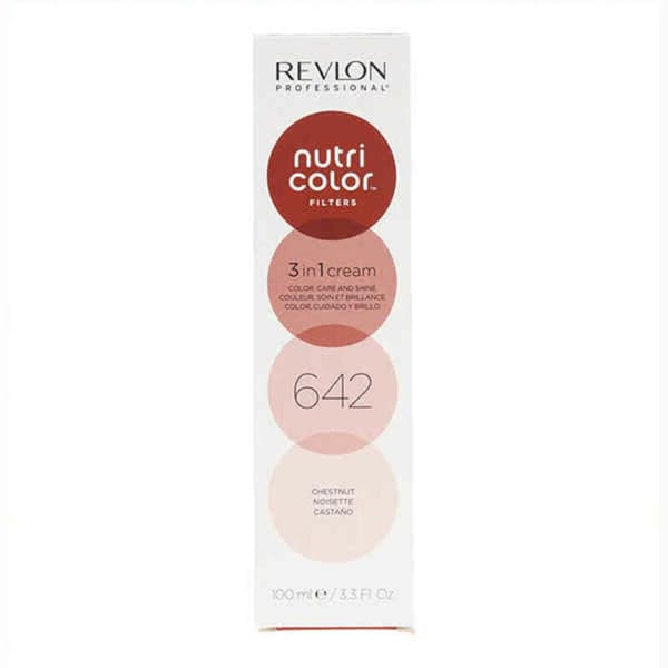 Permanent färg Nutri Color Revlon 7258708642 642 Kastanjebrun (100 ml) (100 ml)