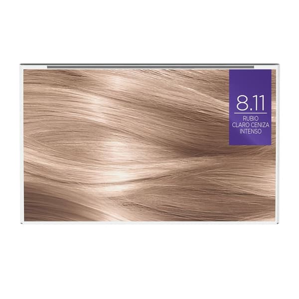 Permanent hårfäg - creme L'Oreal Make Up Excellence 8,11 Ljust askblont 192 ml