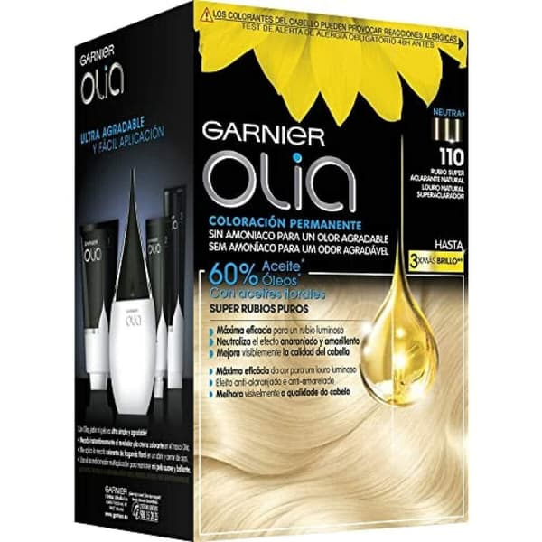 Farve uden Ammoniak Olia Garnier 3600541910881 Super Blond Blegemiddel
