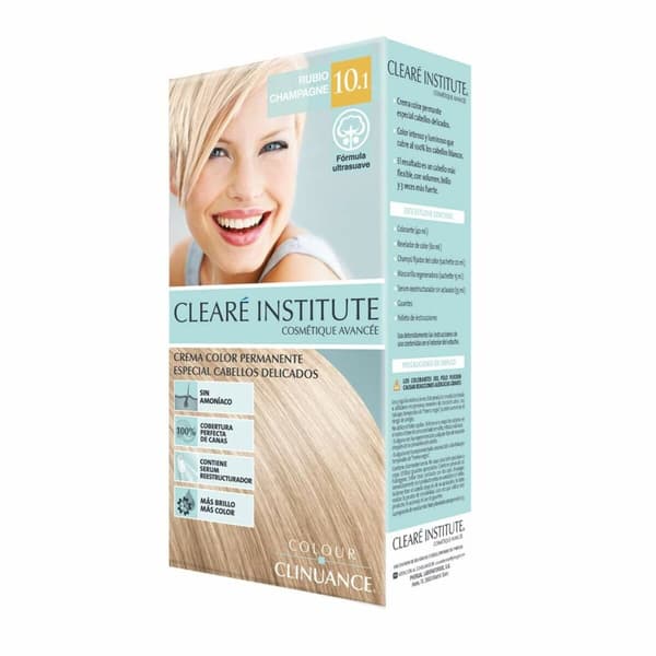 Permanent hårfarve - creme Clearé Institute Colour Clinuance Nº 10.1-rubio champagne