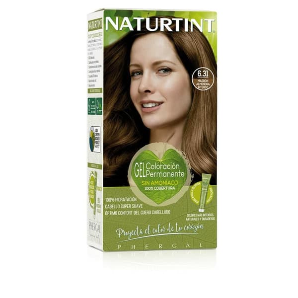 Permanent Hårfarge Naturtint Naturtint 6.31 marrón almendra intenso Uten ammoniakk (170 ml)