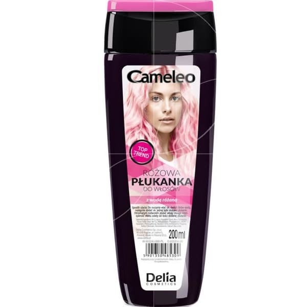 Rose fuktgivande färgtonic för blekt blont och grått hår - DELIACOSMETICS - Reflets - Flytande