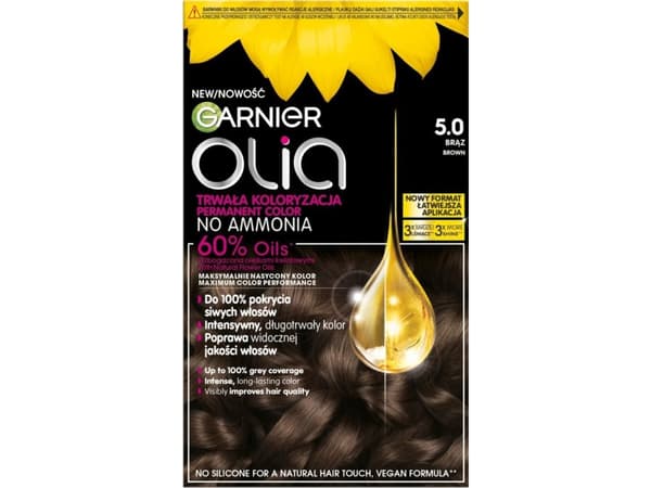 GARNIER Olia Hair dye no. 5.0 Brown - Brown