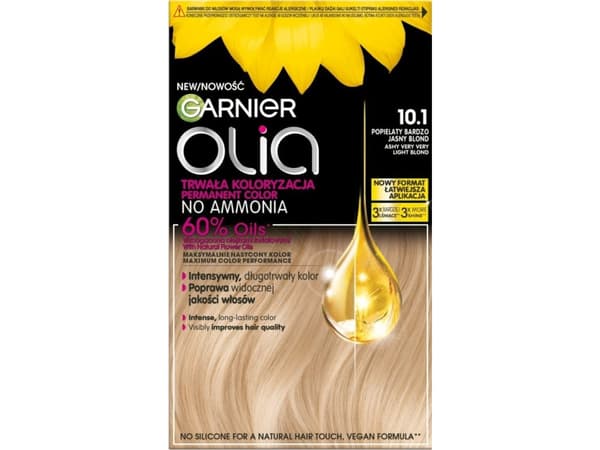 GARNIER Olia Hair dye No. 10.1 Ashy Very Light - Ashy very light blonde