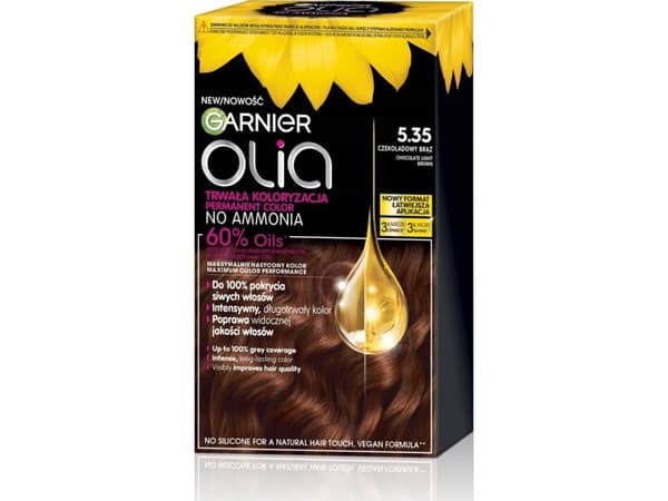 GARNIER_Olia farba do wlosów 5.35 Chocolate Light Brown