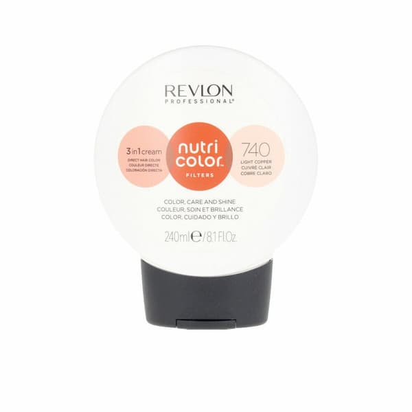 Pysyvä väriaine Nutri Color Filters Light Copper Revlon Nutri Color Nº 740 240 ml
