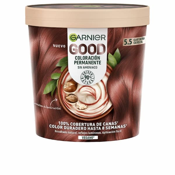 Pysyvä väriaine Garnier Good Cherry Ruskea Nº 5.5 (1 osaa)