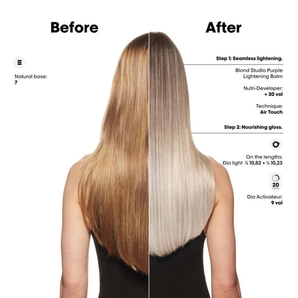 L'Oréal Professionel Blond Studio Bonde Inside 8 Purple Lightening Balm 500gr - Professionell Blekning