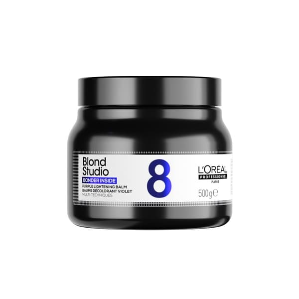 L'Oréal Professionel Blond Studio Bonde Inside 8 Purple Lightening Balm 500gr - Professionell Blekning