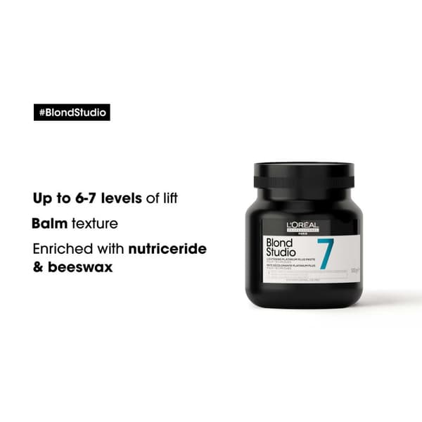 L'Oréal Professionnel Blond Studio 7 Platinum Paste 500ml - Professionell Blekning