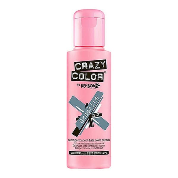 Halvvarig färg Graphite Crazy Color Nº 69 (100 ml)