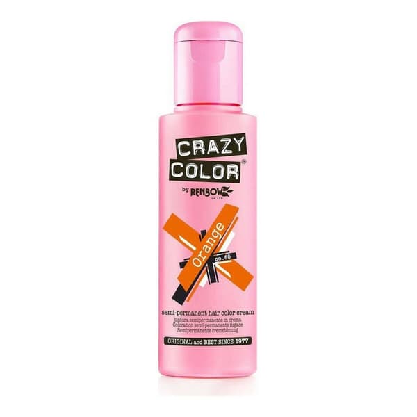 Semipermanent farge Orange Crazy Color Nº 60 (100 ml)