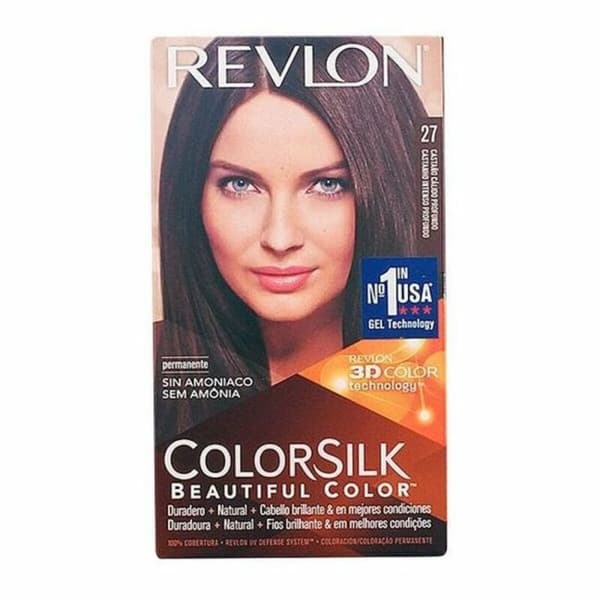 Väriaine ei sisällä ammoniakkia Colorsilk Revlon I0021834 Lämmin kastanjanruskea (1 osaa)