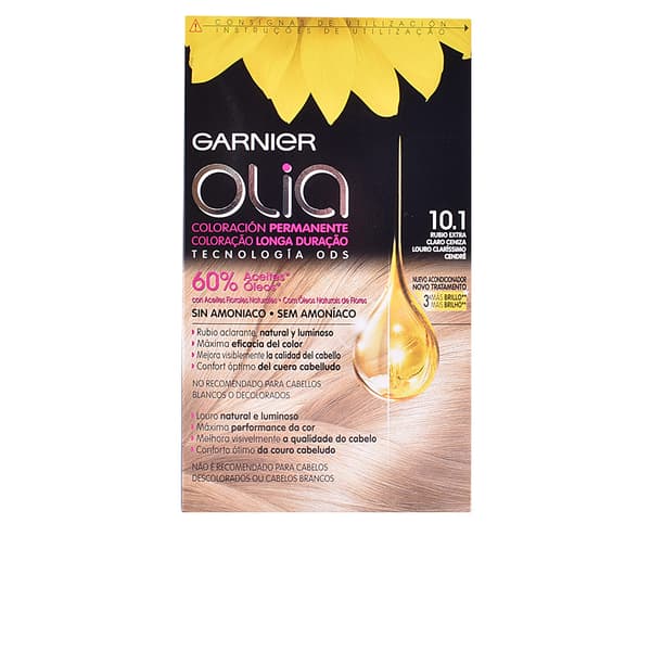 OLIA Permanent Color #10.1 - Extra Light Blonde set