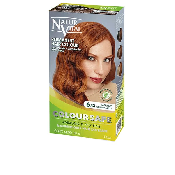 COLOURSAFE permanent dye #6.43-hazelnut