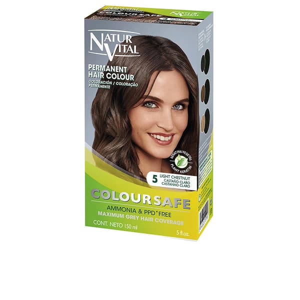COLOURSAFE permanent hair dye #5-light brown