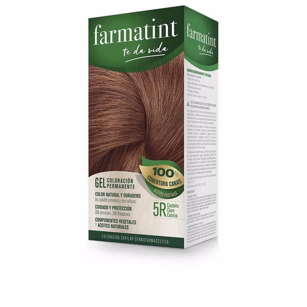 FARMATINT GEL permanent color #5r-light copper brown 5 units