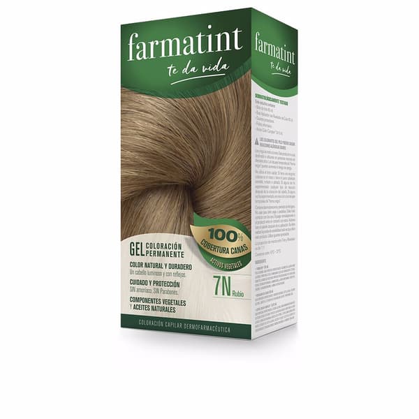 FARMATINT GEL permanent color #7n-blond 5 units