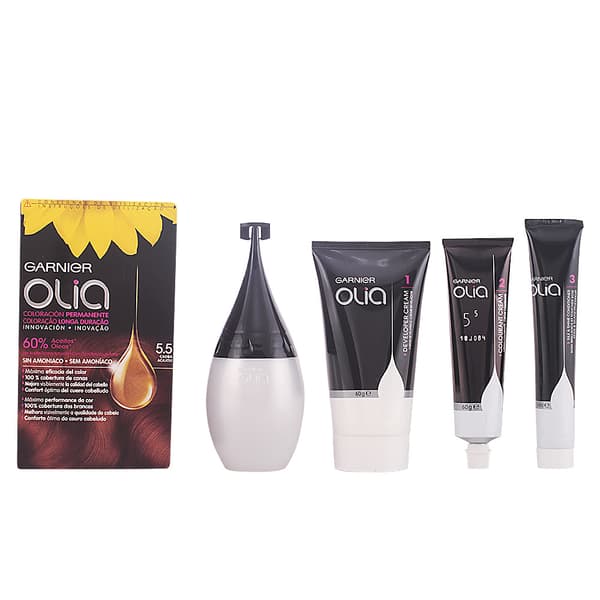 OLIA Permanent Color #5.5 Mahogany set