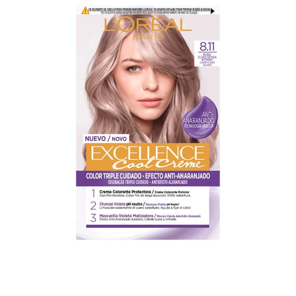 EXCELLENCE COOL dye #8.11-light ash blonde 192 ml
