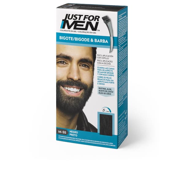 COLORANT in gel for mustache, beard and sideburns #black 15 ml